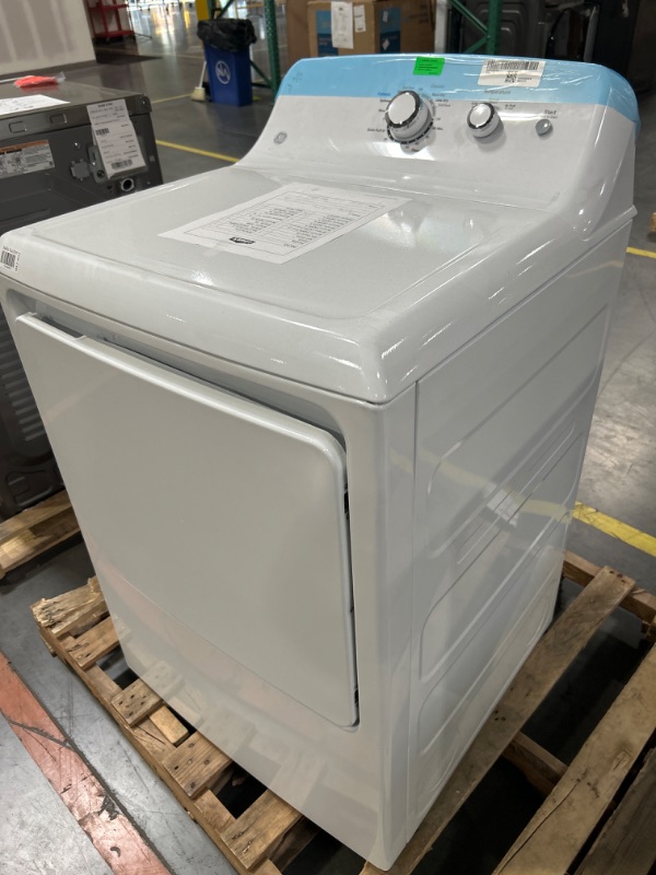 Photo 3 of GE 7.2-cu ft Electric Dryer (White)