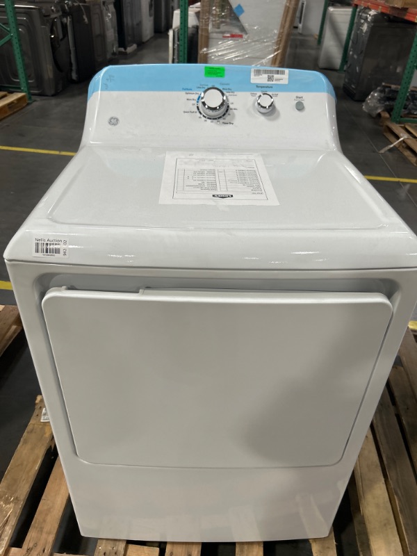 Photo 4 of GE 7.2-cu ft Electric Dryer (White)