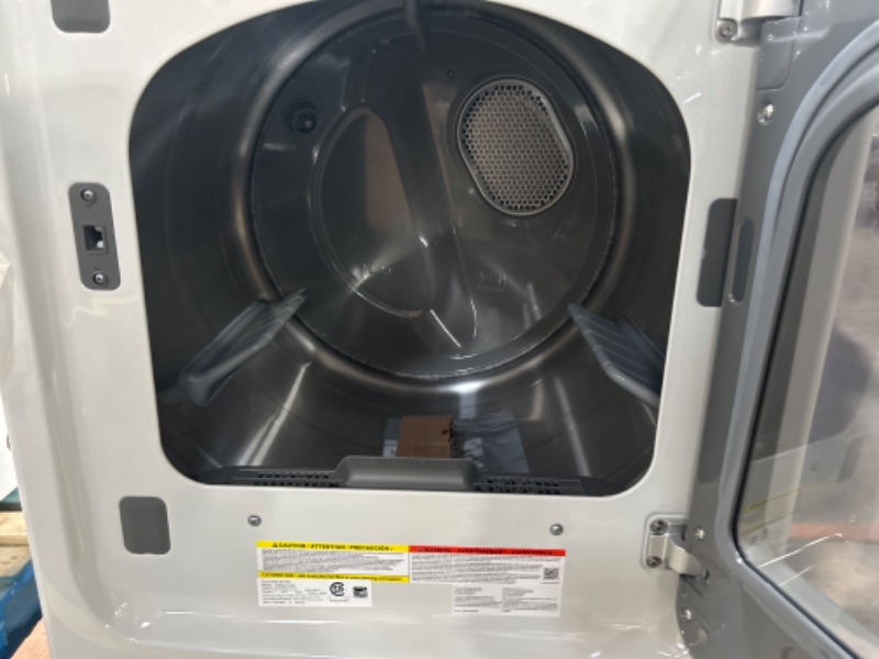 Photo 1 of Samsung 7.4-cu ft Steam Cycle Smart Electric Dryer (Ivory) ENERGY STAR