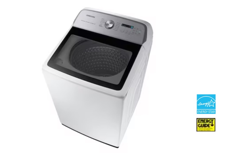 Photo 1 of Samsung Pet Care Solution 5.4-cu ft High Efficiency Impeller Smart Top-Load Washer (White) ENERGY 