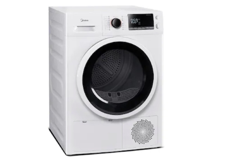 Photo 1 of Midea 4.4-cu ft Stackable Ventless Electric Dryer (White) ENERGY STAR