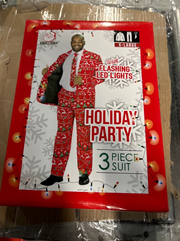 Photo 2 of 3PCS HOLIDAY PARTY SET SUIT SIZE XL