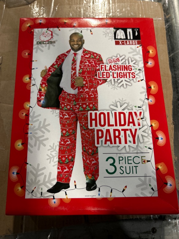 Photo 1 of 3PCS HOLIDAY PARTY SET SUIT SIZE XL