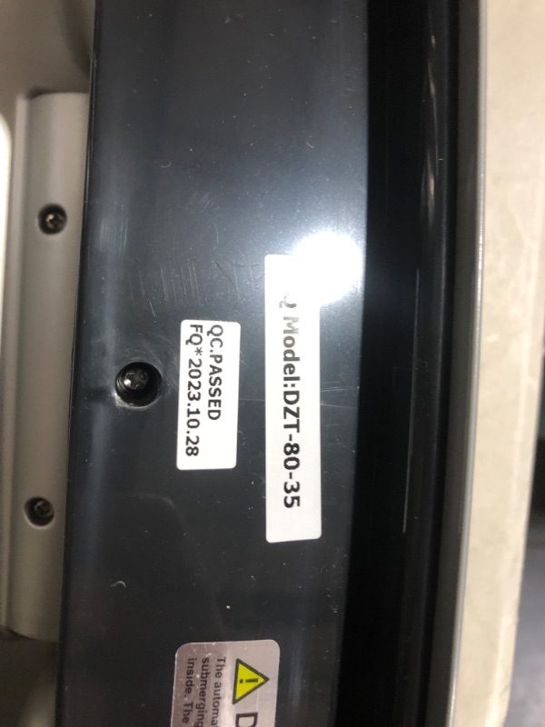 Photo 1 of ***DENTED - MOTION SENSING FUNCTION DOESN'T WORK***
NINESTARS DZT-80-35 Automatic Touchless Infrared Motion Sensor Trash Can, 21 Gal 80L, Heavy Duty Stainless Steel
