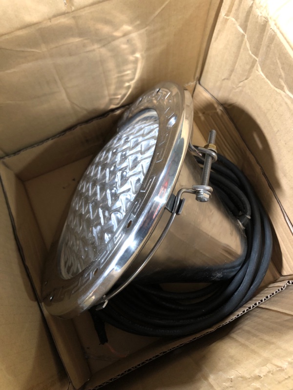 Photo 2 of **SEE NOTES/NON-REFUNDABLE FOR PARTS**
12V LED Pool Light 50FT, 10 Inch Color Changing Pool Light Bulb for Inground Pool, Underwater Swimming Pool Spa Light Replacement Compatible with pentair Pool Fixtures