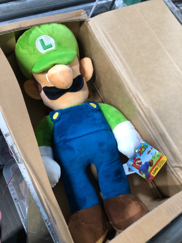 Photo 2 of World of Nintendo Jumbo Plush Luigi