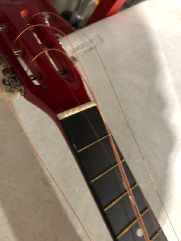 Photo 4 of **MAJOR DAMAGE*SEE NOTES
Beginner 30” Classical Acoustic Guitar - 6 String Linden Wood Traditional Style G