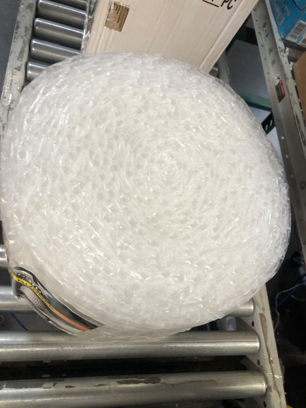 Photo 4 of Duck Brand Large Bubble Wrap Cushioning, 5/16" Bubbles for Extra Protection Packing, Shipping, and Moving, Perforated Every 12", 12" x 60' per Roll 12 in. x 60 ft.