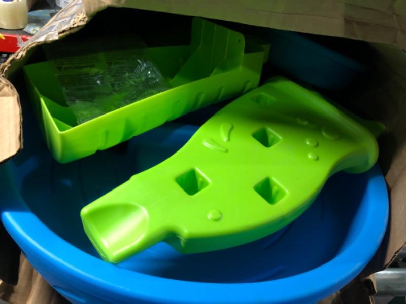 Photo 2 of **MISSING A LEG**
Step2 Rain Showers Splash Pond Water Table | Kids Water Play Table with 13-Pc Accessory Set