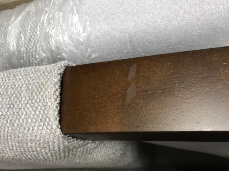 Photo 1 of ***USED - LIKELY MISSING PARTS***
MCQ Upholstered Dining Chairs Set of 2, Modern Upholstered Fabric Dining Room Chair with Nailhead Trim and Wood Legs