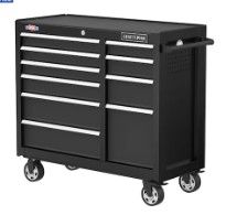 Photo 1 of ****locked no keys**** CRAFTSMAN 2000 Series 41-in W x 37.5-in H 10-Drawer Steel Rolling Tool Cabinet (Black)
