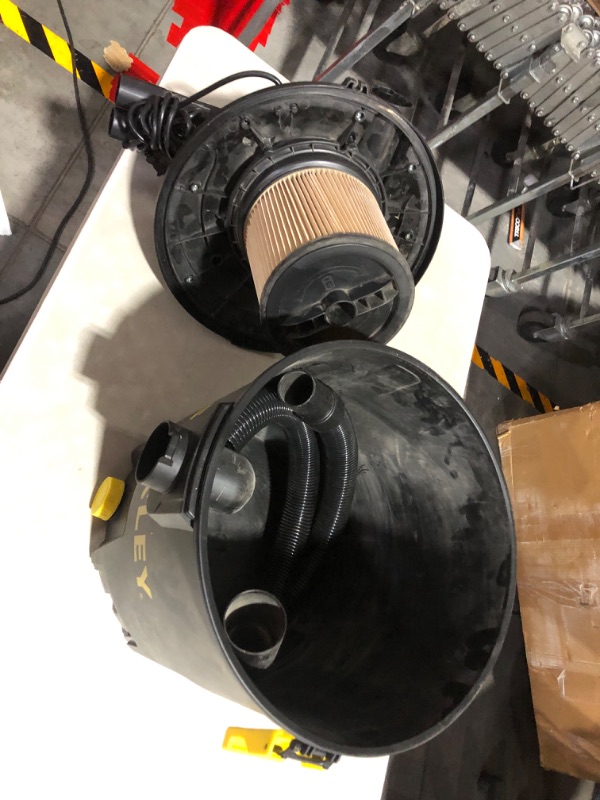 Photo 7 of ***NOT FUNCTIONAL - FOR PARTS - NONREFUNDABLE - SEE COMMENTS*** 
Stanley Wet/Dry Vacuum SL18191P, 10 Gallon 4 Horsepower 16 FT Clean Range Shop Vacuum