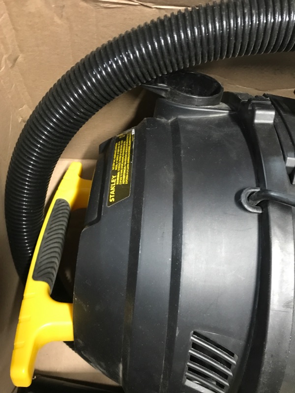 Photo 8 of ***NOT FUNCTIONAL - FOR PARTS - NONREFUNDABLE - SEE COMMENTS*** 
Stanley Wet/Dry Vacuum SL18191P, 10 Gallon 4 Horsepower 16 FT Clean Range Shop Vacuum