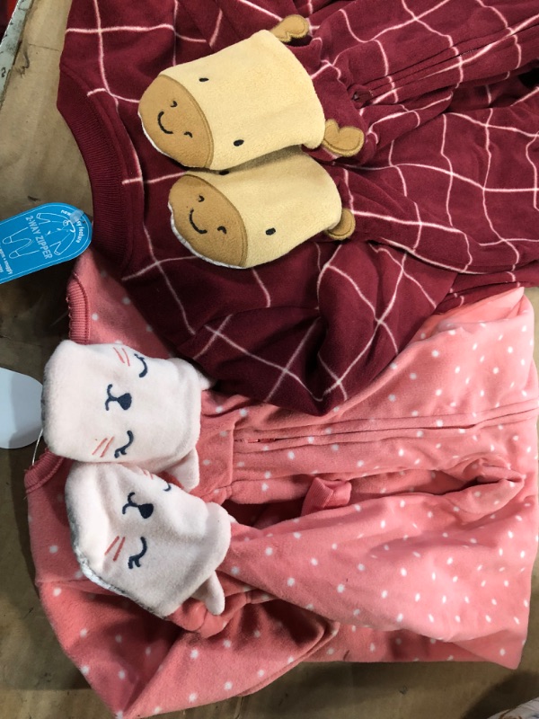 Photo 3 of Carter's Girls Blanket Sleeper- 2 pc set
