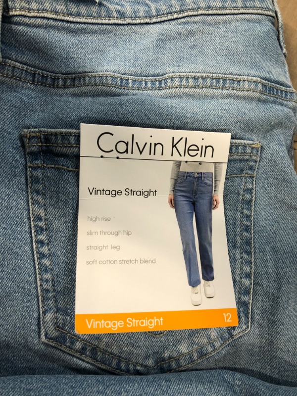 Photo 1 of Calvin Klein Women's Vintage Straight jeans- 12