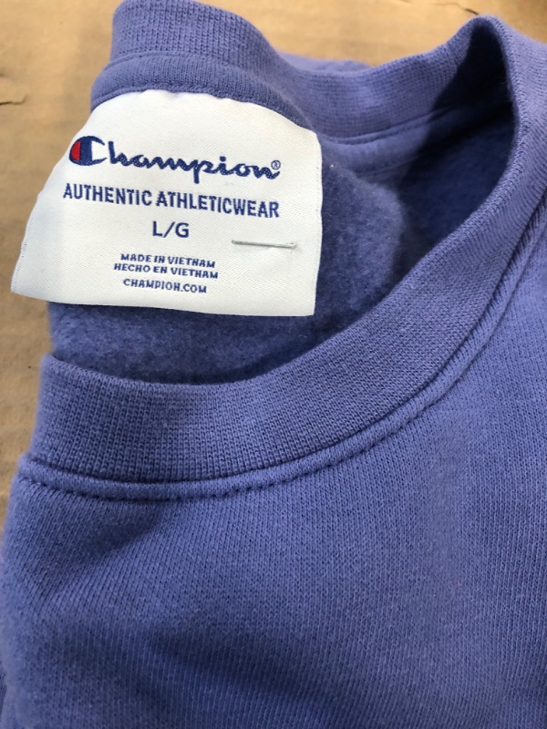 Photo 2 of Champion Ladies Fleece Sweatshirt- size L
