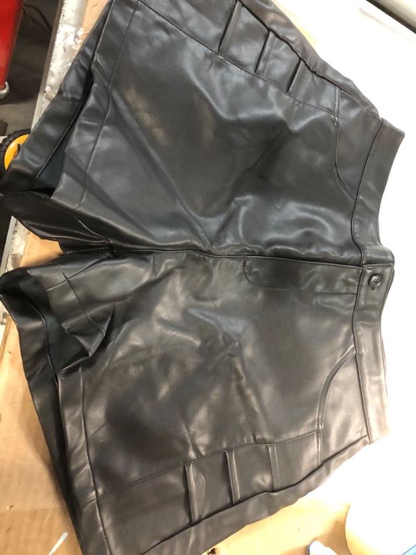 Photo 1 of Faux leather shorts- size XL