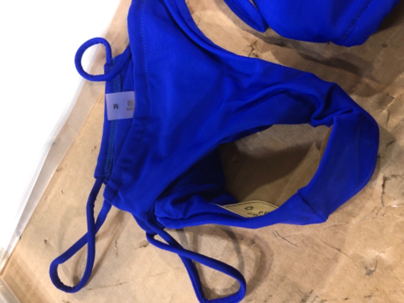 Photo 1 of 2 pc bikini set, blue- size S