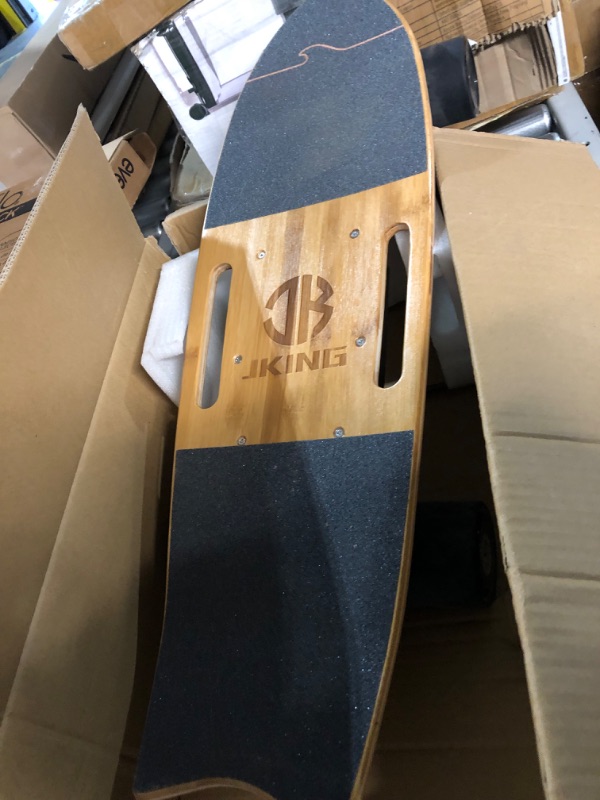 Photo 2 of **PARTS ONLY DONE NOT COME WITH REMOTE ISSUES PAIRING WITH OTHER DEVICES
 Jking Electric Skateboard Electric Longboard with Remote Control Electric Skateboard,700W 