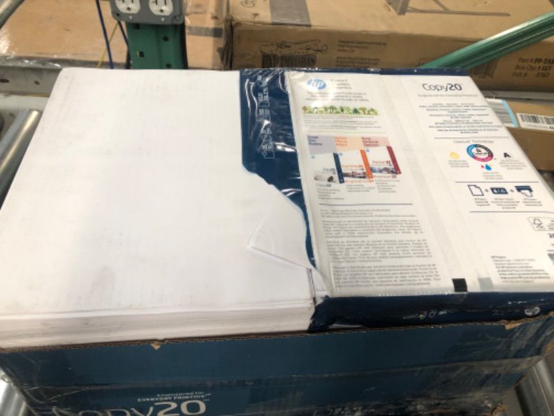 Photo 4 of HP Printer Paper 8.5 x 11 Paper Copy 20 lb 10 Reams - 5,000 Sheets 92 Bright FSC Certified 200230C 10 Ream | 5000 Sheets