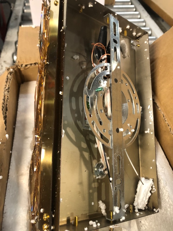 Photo 3 of **NONREFUNDABLE**FOR PARTS OR REPAIR**SEE NOTES**
Modern Crystal Wall Sconces,Gold Wall Light Fixtures, Luxury Indoor Wall Lamp,Amber Crystal Vanity Wall Mount Lamps,Wall Lighting for Living Room Bedroom Bathroom Bedside Hallway Stairway Gold-A10