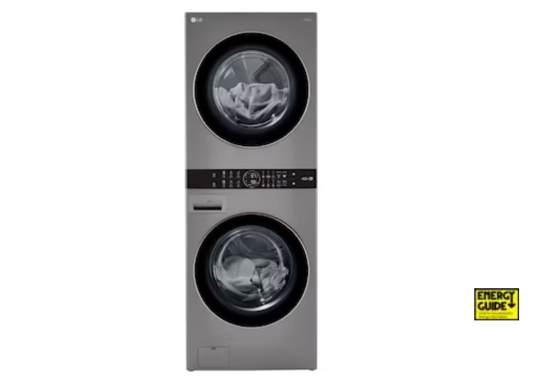 Photo 1 of LG WashTower Electric Stacked Laundry Center with 4.5-cu ft Washer and 7.4-cu ft Dryer (ENERGY STAR)