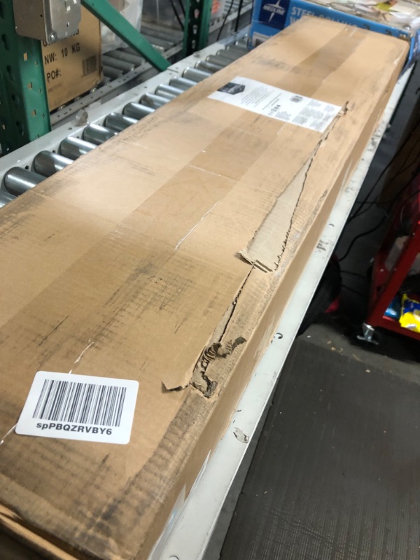 Photo 1 of Amazon Basics Smart Box Spring Bed Base, 5-Inch Mattress Foundation - Full Size, Tool-Free Easy Assembly & Metal Bed Frame, 9-Leg Base for Box Spring and Mattress - Full, 74.5 x 53.5-Inches