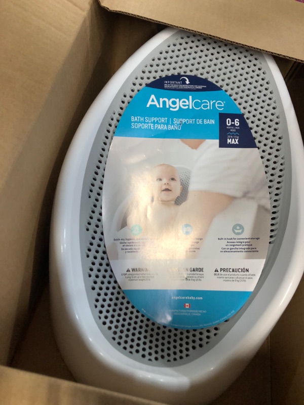 Photo 2 of Angelcare Baby Bath Support (Grey) | Ideal for Babies Less than 6 Months Old