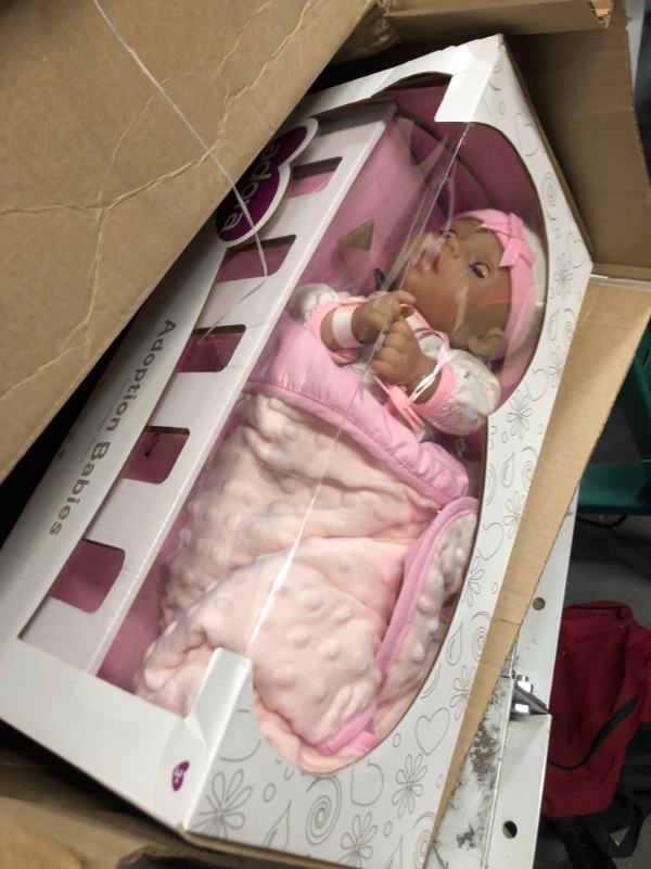 Photo 2 of Adora Adoption Baby Hope - 16 inch Realistic Newborn Baby Doll with Doll Accessories and Certificate of Adoption