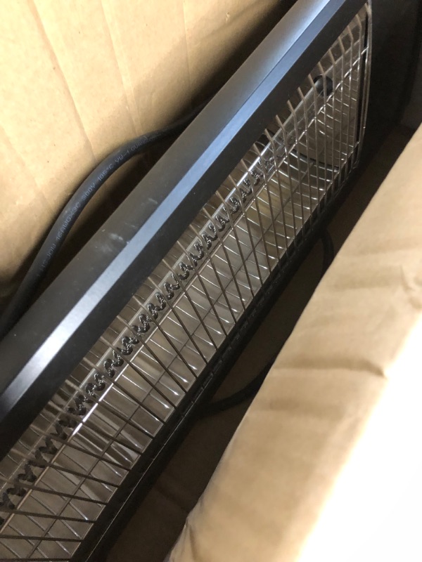 Photo 3 of **NONREFUNDABLE**FOR PARTS OR REPAIR**SEE NOTES**
Dr Infrared Heater DR-238 Carbon Infrared Outdoor Heater for Patio, Backyard, Black & Kasa Outdoor Smart Plug, Smart Home Wi-Fi Outlet with 2 Sockets, IP64 Weather Resistance(EP40) BLACK 120V / 1500W Heate