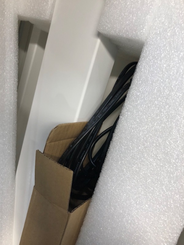 Photo 1 of FLEXISPOT Standing Desk Adjustable Height Desk Quick Assembly with 48 x 24 Inches Whole-Piece Desktop Ergonomic Memory Controller Sit Stand Desk(White Frame + 48" Bamboo Texture Desktop) 48x24" 5 min assembly Bamboo Texture Top + White Frame