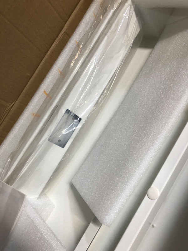 Photo 1 of FLEXISPOT Standing Desk Adjustable Height Desk Quick Assembly with 48 x 24 Inches Whole-Piece Desktop Ergonomic Memory Controller Sit Stand Desk(White Frame + 48" Bamboo Texture Desktop) 48x24" 5 min assembly Bamboo Texture Top + White Frame