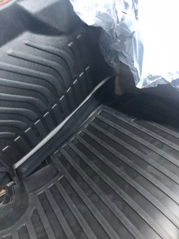Photo 1 of Rilsen Floor Mats Compatible with 2015-2023 Ford F-150 SuperCrew Cab w/o Floor Liners All-Weather Guard Heavy Duty Floor Mats Liners 1st & 2nd Row Black