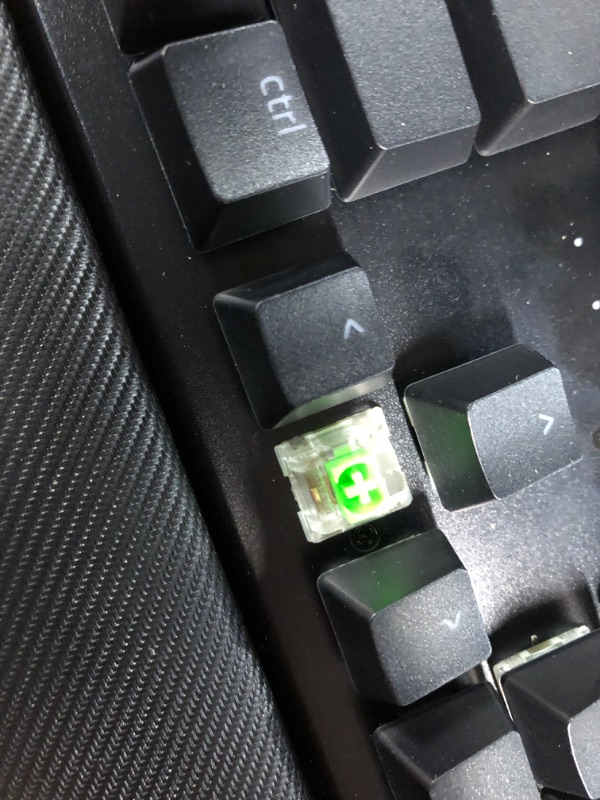 Photo 3 of **missing keys Razer BlackWidow V4 Pro Wired Mechanical Gaming Keyboard: Green Mechanical Switches Tactile & Clicky - Doubleshot ABS Keycaps - Command Dial - Programmable Macros - Chroma RGB -