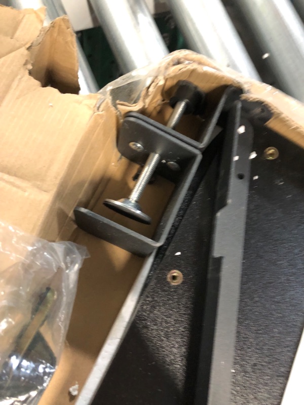 Photo 1 of LETIANPAI Keyboard Tray Under Desk,Pull Out Keyboard & Mouse Tray with Heavy-Duty C Clamp Mount,32(37 Including Clamps)x11.8 in Slide Out Platform Computer Drawer,Suitable for home work or office work