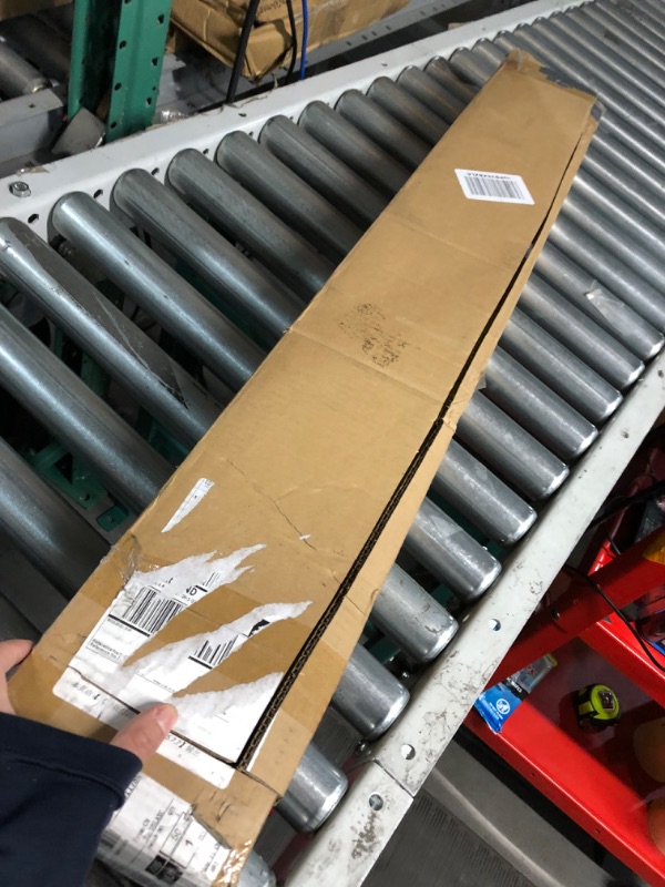 Photo 1 of VEVOR 5ft Sliding Barn Door Hardware Kit, 330LBS Loading Heavy Duty Barn Door Track Kit for Single Door, Fit 3.7-4.3FT Wide and 1.3"-1.8" Thick Door Panel, with Smooth & Silent Pulley (I Shape)