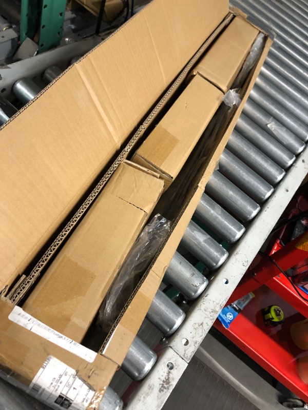 Photo 1 of VEVOR 5ft Sliding Barn Door Hardware Kit, 330LBS Loading Heavy Duty Barn Door Track Kit for Single Door, Fit 3.7-4.3FT Wide and 1.3"-1.8" Thick Door Panel, with Smooth & Silent Pulley (I Shape)