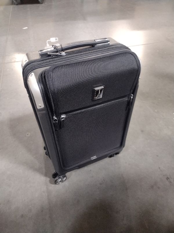 Photo 5 of ***SEE NOTES*** Travelpro Tourlite Softside Expandable Luggage with 4 Spinner Wheels, USB and C typed charger ports, 13x23