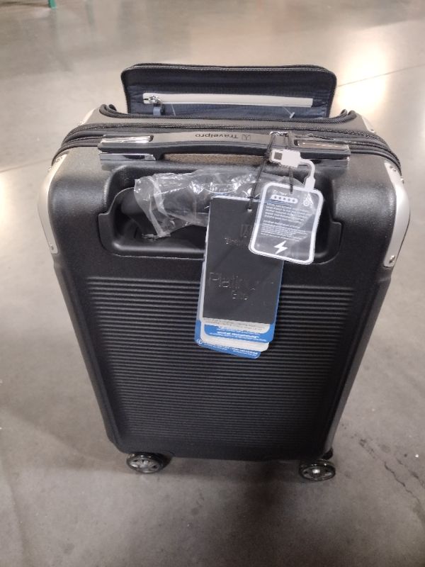 Photo 4 of ***SEE NOTES*** Travelpro Tourlite Softside Expandable Luggage with 4 Spinner Wheels, USB and C typed charger ports, 13x23