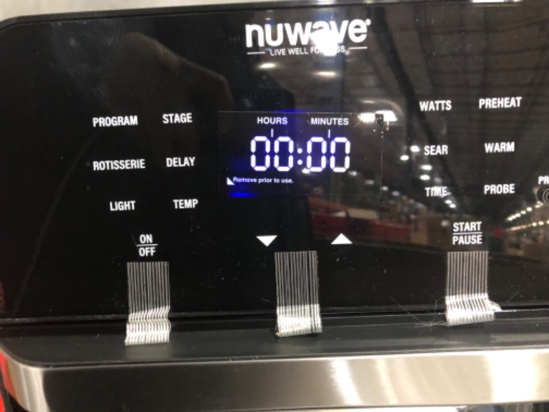 Photo 6 of *MINOR DAMAGE*
NUWAVE Brio Air Fryer Smart Oven, 15.5-Qt X-Large Family Size