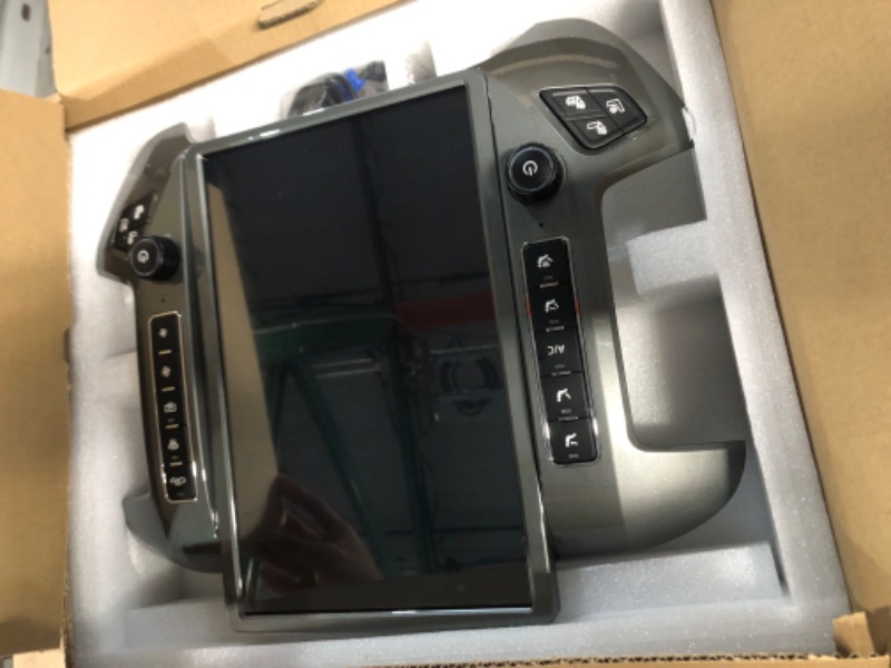 Photo 3 of 14.4 Inch Android 11 Radio Replacement for Chevrolet Silverado GMC Sierra 2014-2019 Head Unit Stereo Auto Multimedia Play GPS Navigation 