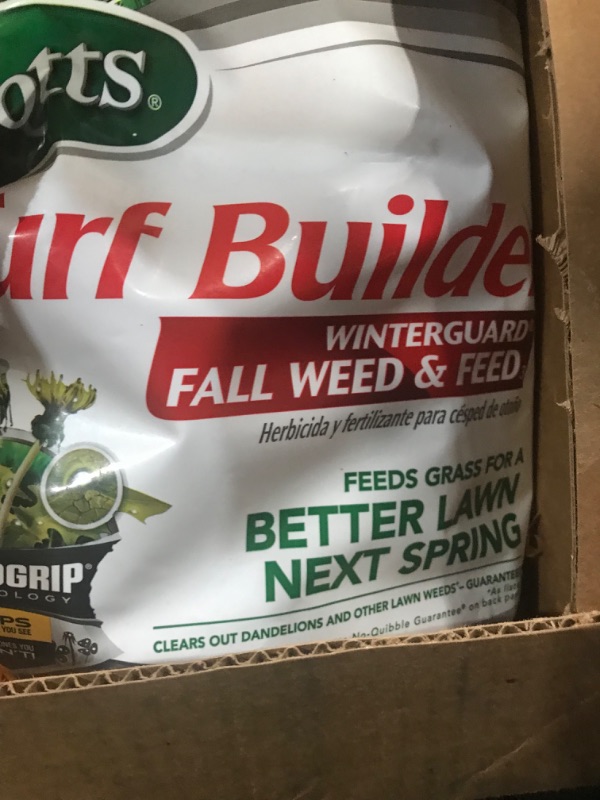 Photo 3 of Scotts Turf Builder WinterGuard Fall Weed & Feed3, Weed Killer Plus Fall Fertilizer, 12,000 sq. ft, 34.3 lbs. 12,000 sq. ft.