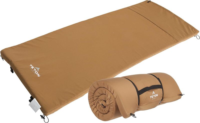 Photo 1 of (BLACK)TETON Sports Outfitter XXL Camp Pad; Sleeping Pad for Car Camping, & Camping Cot with Patented Pivot Arm  82"x 38"x 2.5"