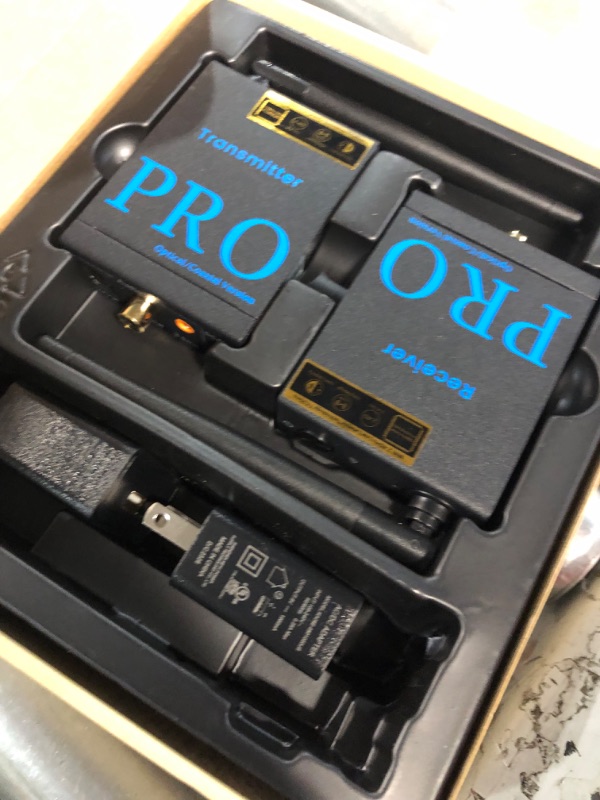 Photo 1 of 1Mii 2.4Ghz Wireless Audio Transmitter Receiver, 192kHz/24bit HiFi Audio, 20ms Low Latency, 328ft Long Range, 