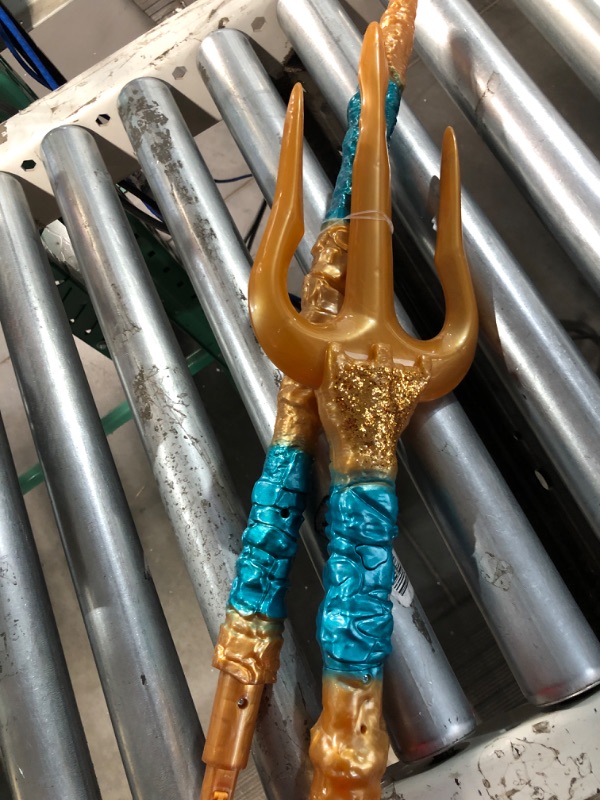 Photo 3 of Disney The Little Mermaid King Triton’s All-Powerful Trident, 36 Inches Long with Motion Activated Lights and Sound Effects! 