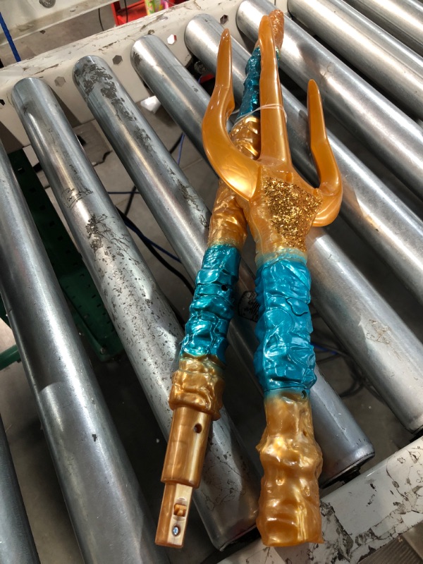 Photo 2 of Disney The Little Mermaid King Triton’s All-Powerful Trident, 36 Inches Long with Motion Activated Lights and Sound Effects! 