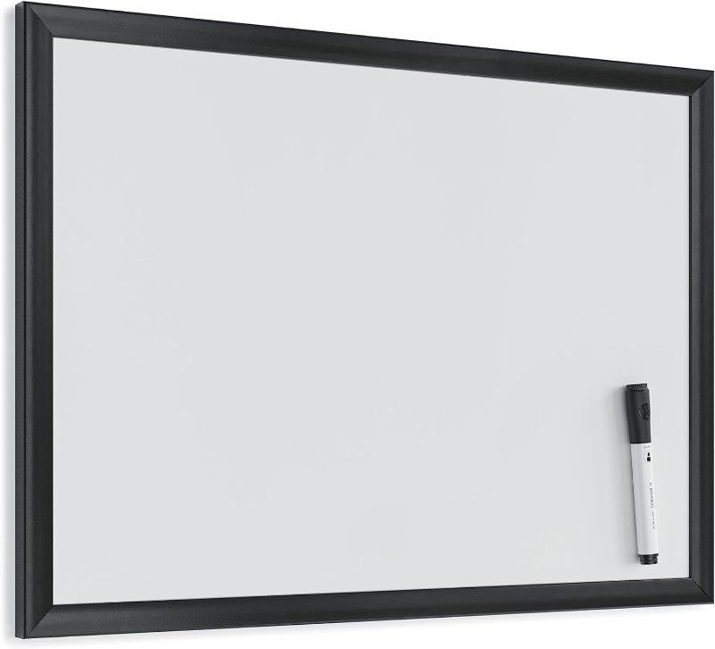 Photo 1 of Monthly Dry Erase Calendar Whiteboard for Wall, 24" x 18" Magnetic White Board Calendar Dry Erase