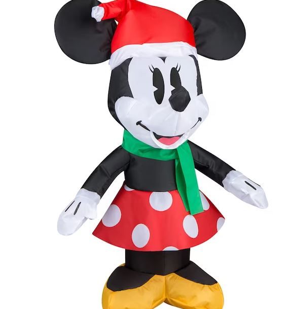 Photo 1 of * used * see images * best for indoor * 
Disney 1.9-ft Minnie Mouse Christmas Inflatable
