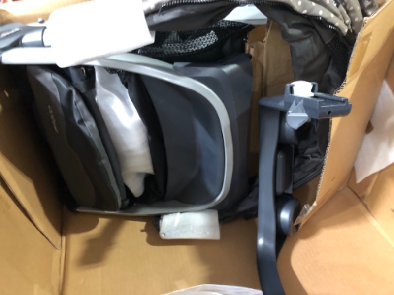 Photo 1 of Chicco Bravo 3-in-1 Trio Travel System, Bravo Quick-Fold Stroller with KeyFit 30 Infant Car Seat and Base, Car Seat and Stroller Combo | Calla/Grey Calla Bravo