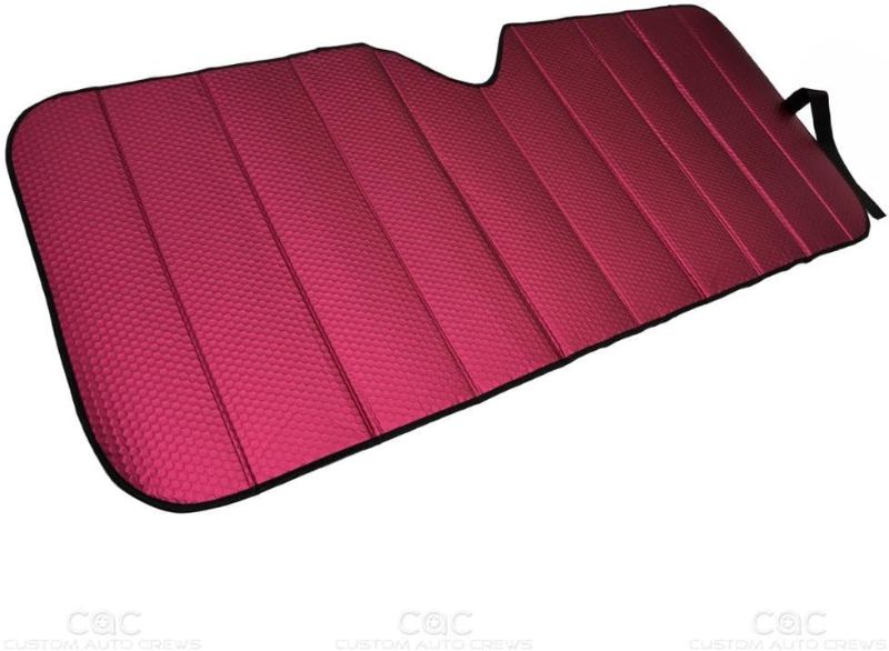 Photo 1 of Motor Trend Front Windshield Sun Shade  58 x 24 Inch (Red)